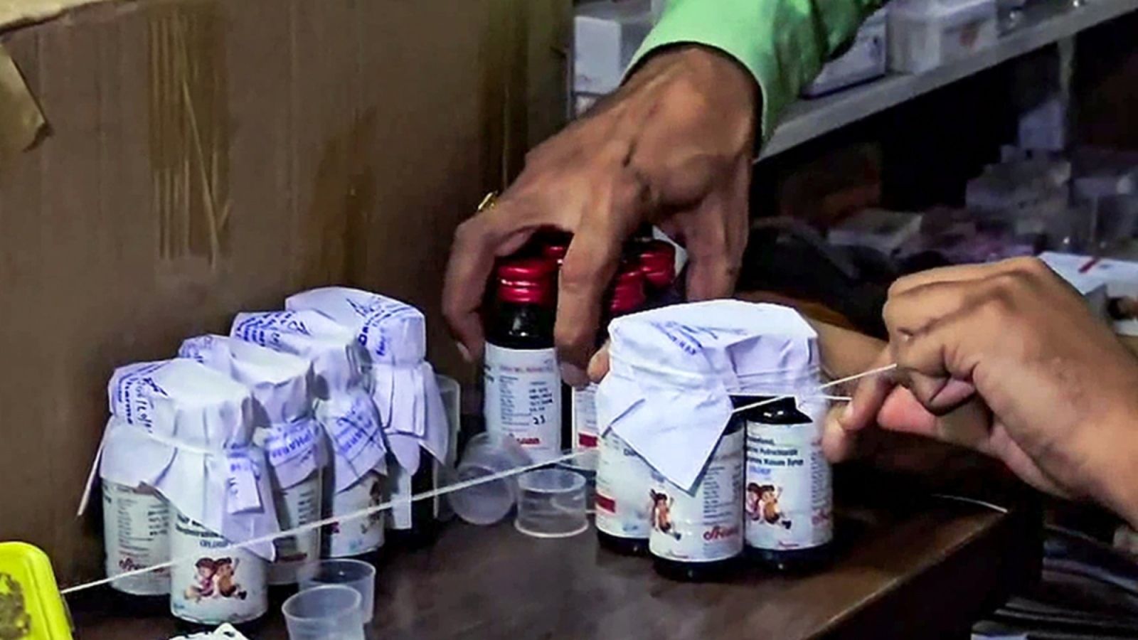Gujarat pharma firm partners held for illegal sale of codeine cough syrup