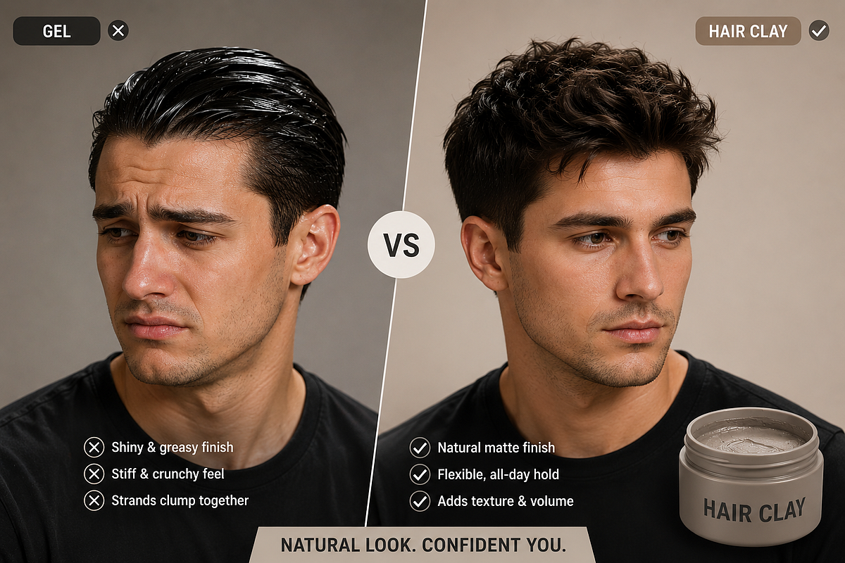Why hair clay beats gel for natural-looking hold
