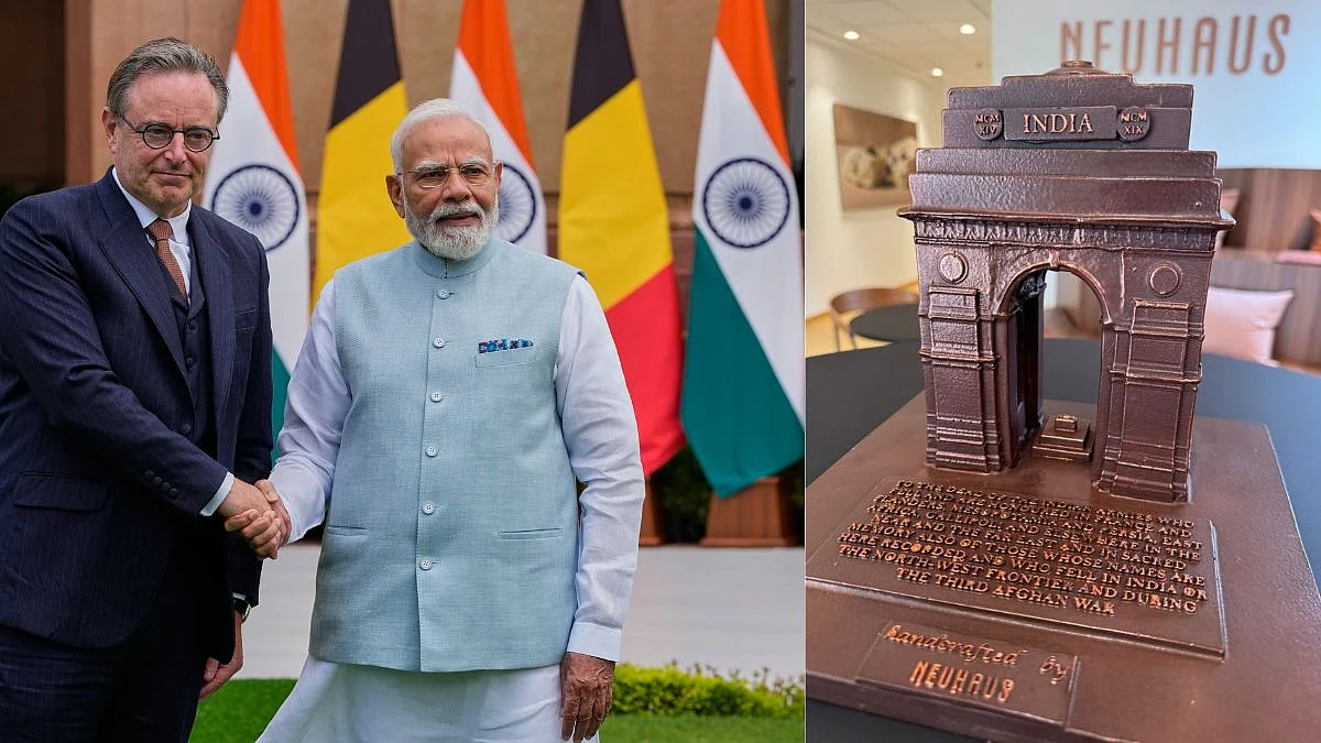 Belgium’s Chocolate Tribute To India Gate For PM Modi Melts On The Way, Carries World War History