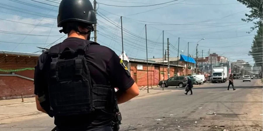 Russian Molniya-2 drone strikes Sloviansk market, wounding four civilians