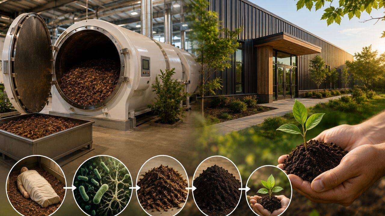 Maryland opens first human composting facility as burial alternative