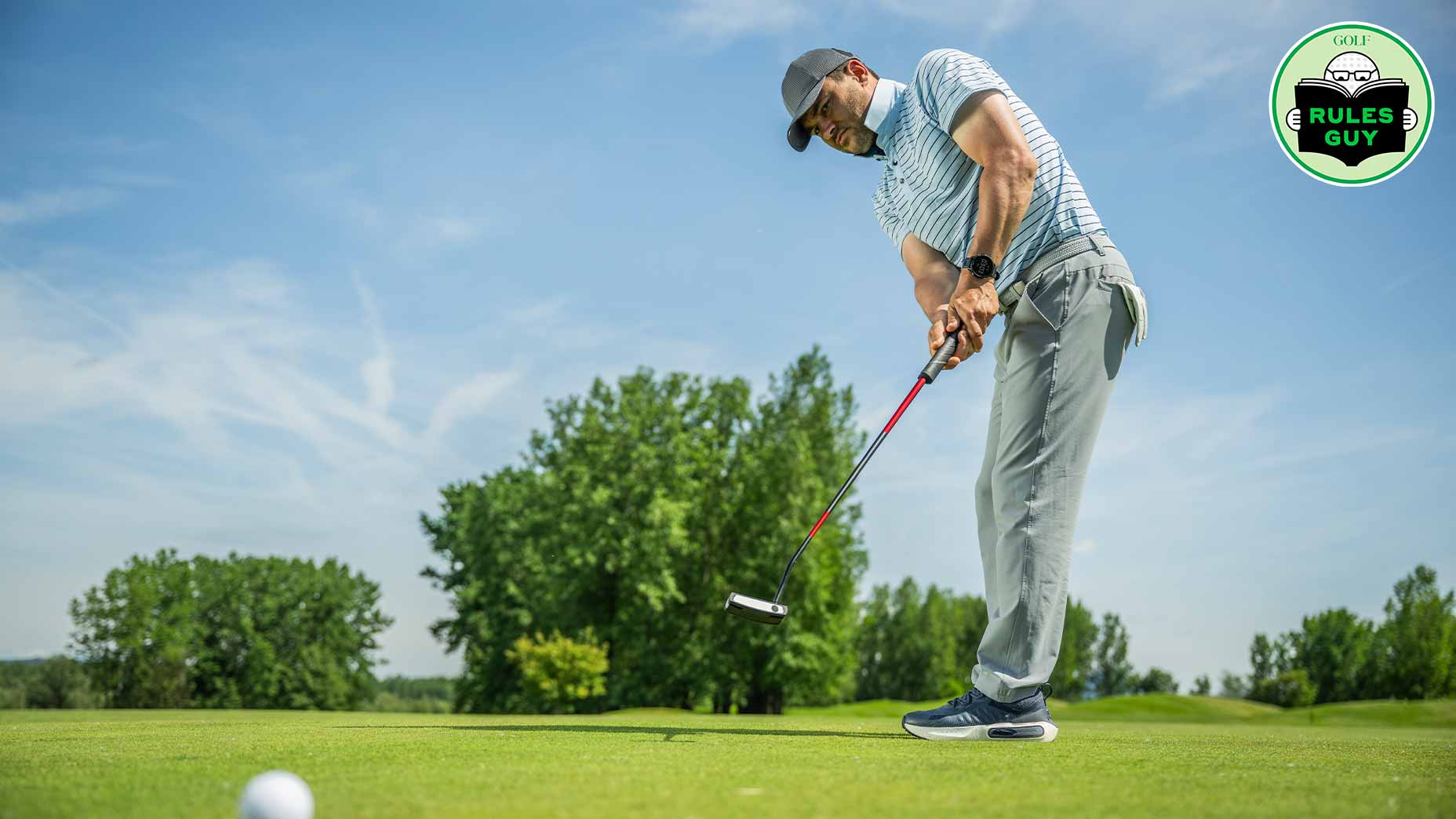 Rules Guy: I added an alignment sticker to my putter. That's legal, right?