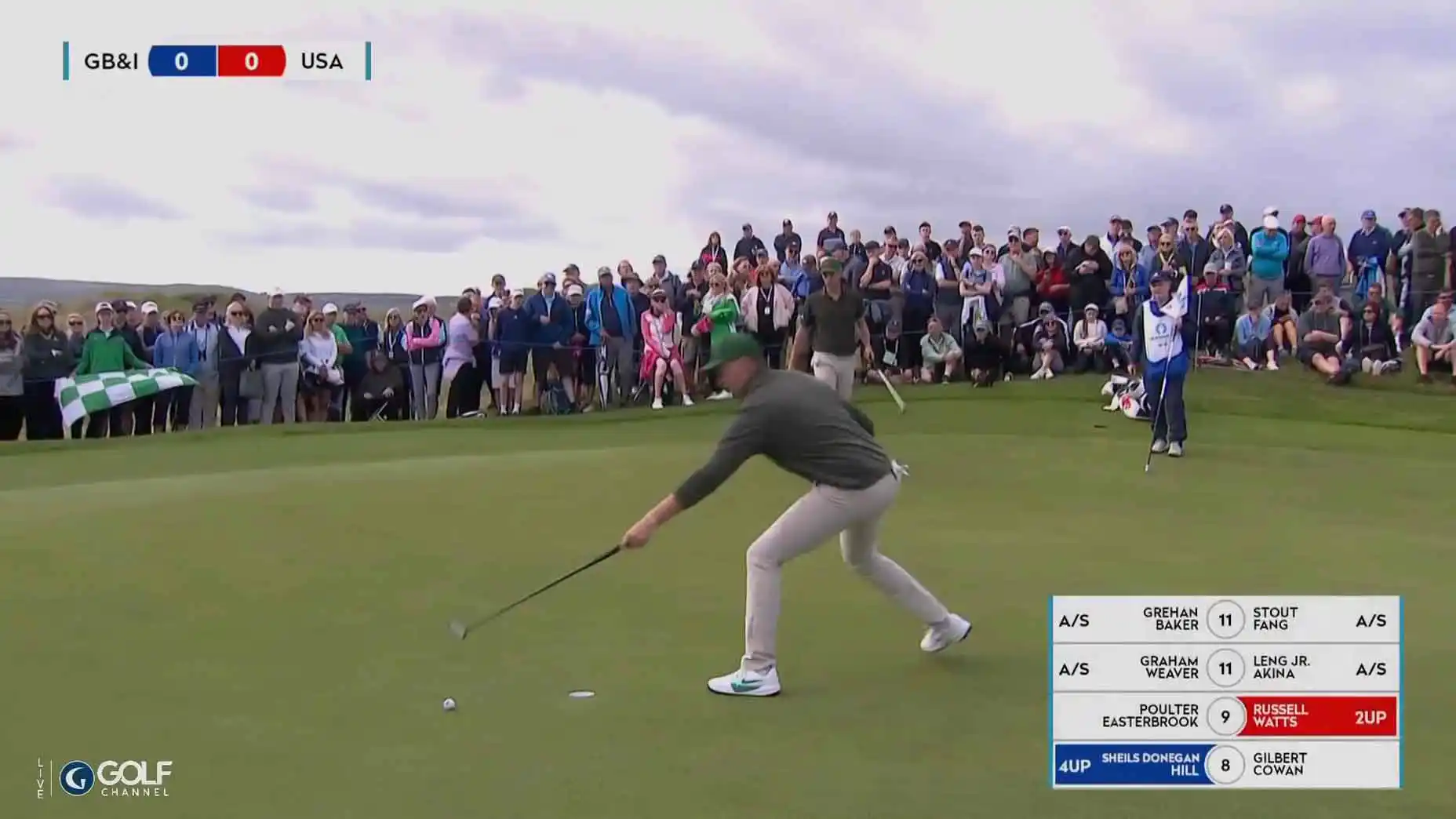'Brainless of me': Early scooped putt leads to Walker Cup rules drama