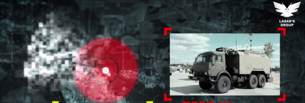Ukraine’s Lasar’s Group says its bomber drones destroyed rare Russian Zhitel jammer 55 km behind front