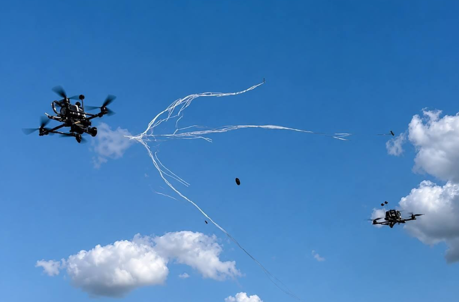 Ukraine’s newest interceptor doesn’t ram its target. It nets it for $27, then flies home to catch another