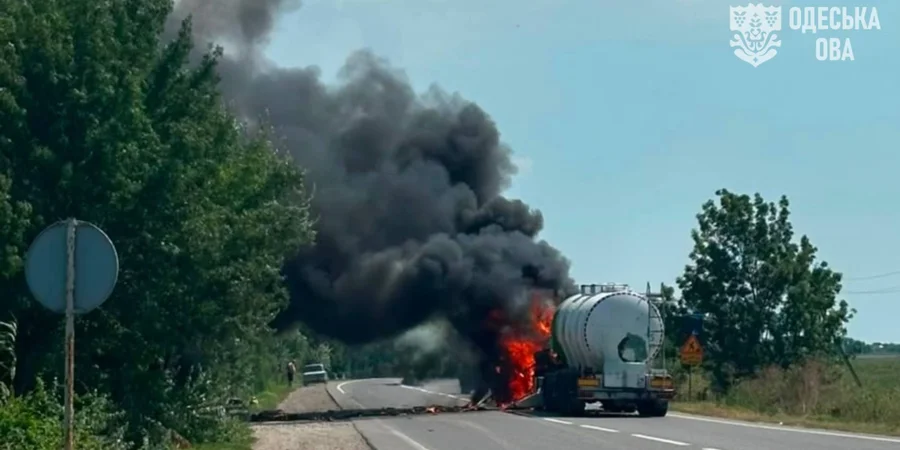 Russian strike on fuel truck in Odesa Oblast kills two