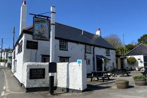 The Bucket of Blood and St.Pialas Well in Phillack, England