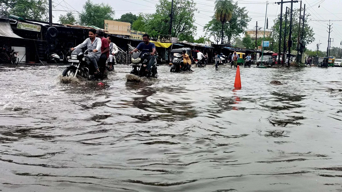 Heavy Rain Triggers Severe Waterlogging In Vasai-Virar; Viva College Area Among Worst Affected