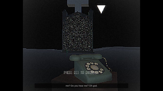 I'm enjoying leaving my body behind in Project Looking Glass, an astral horror game in which you telewarp around a map of your terrible memories