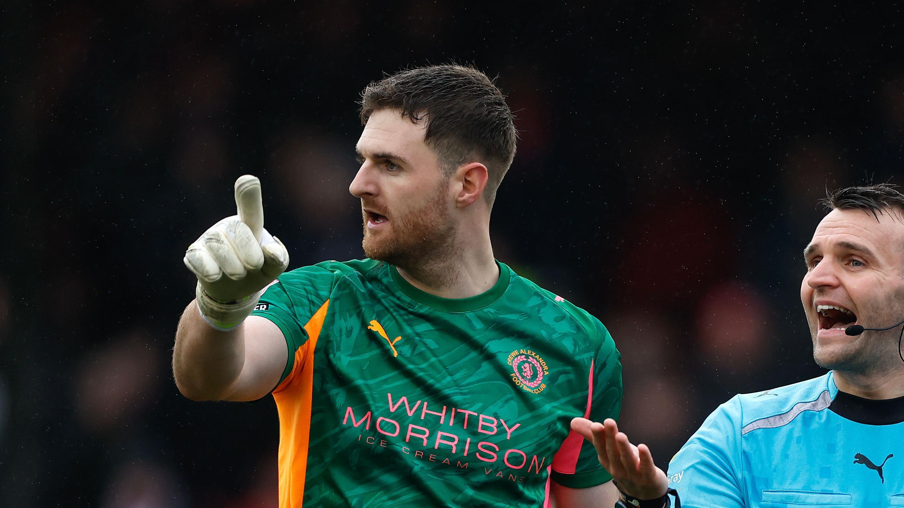 Crewe rocked by hernia injury to keeper Lawlor