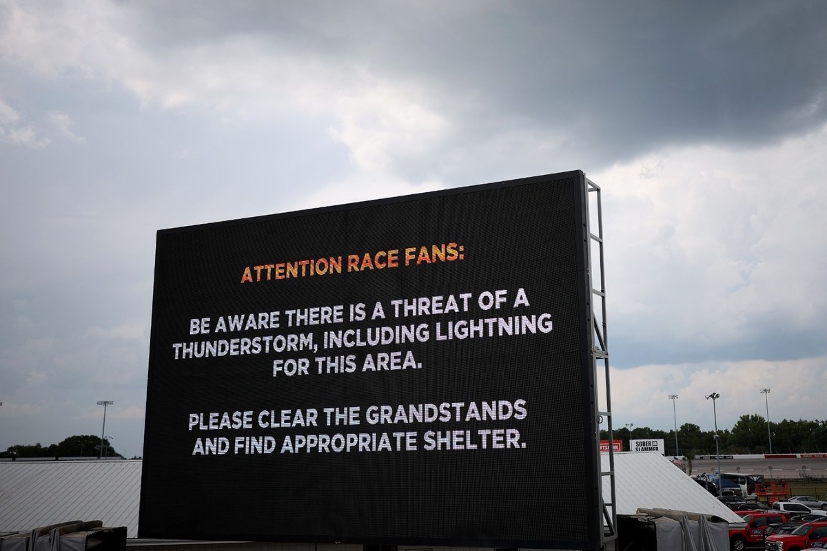 NASCAR Cup Darlington Southern 500 starting lineup after lightning cancels qualifying