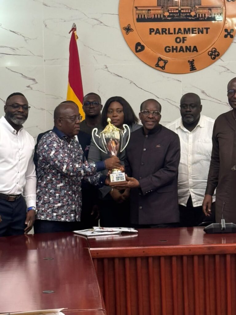 Democracy Cup: Speaker Bagbin receives 2026 trophy, unveils major Sunderland initiative