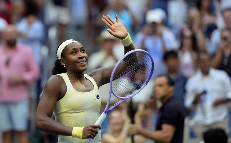 Gauff into round four at US Open after straight-set win