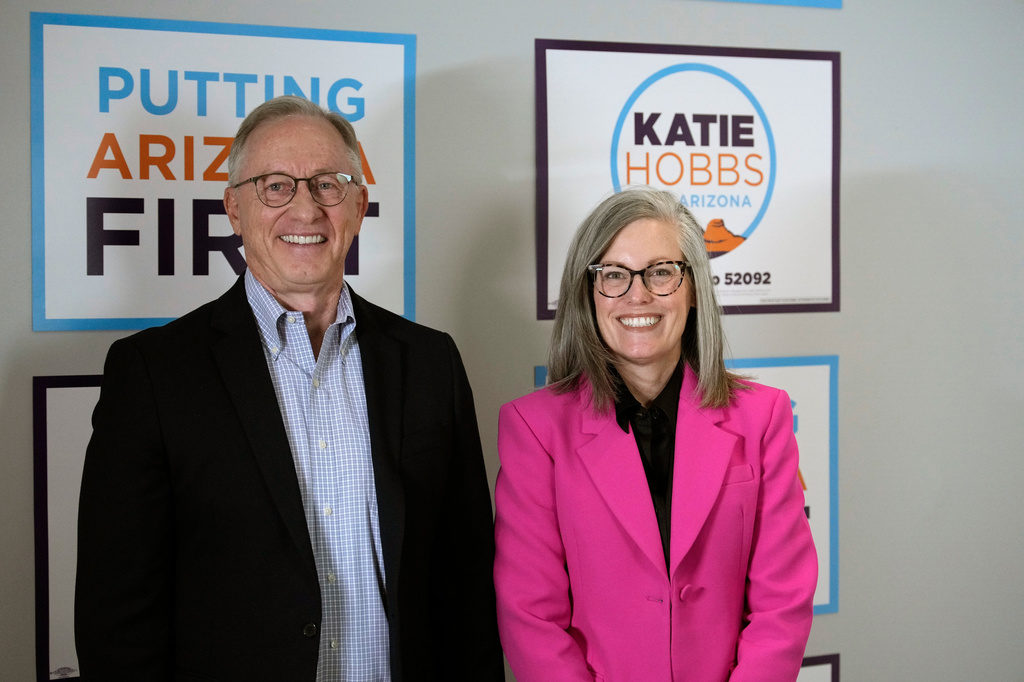 Democratic Arizona Gov. Katie Hobbs chooses former GOP Mayor John Giles as running mate
