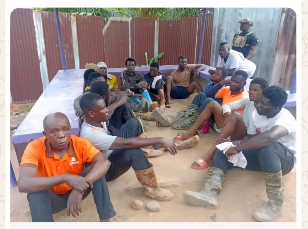 NAIMOS intensifies galamsey crackdown, arrests 40 and seizes mining equipment across six regions