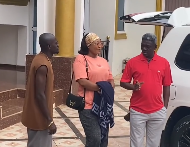 Agya Koo, LilWin reunite on movie set after years of rivalry [Video]
