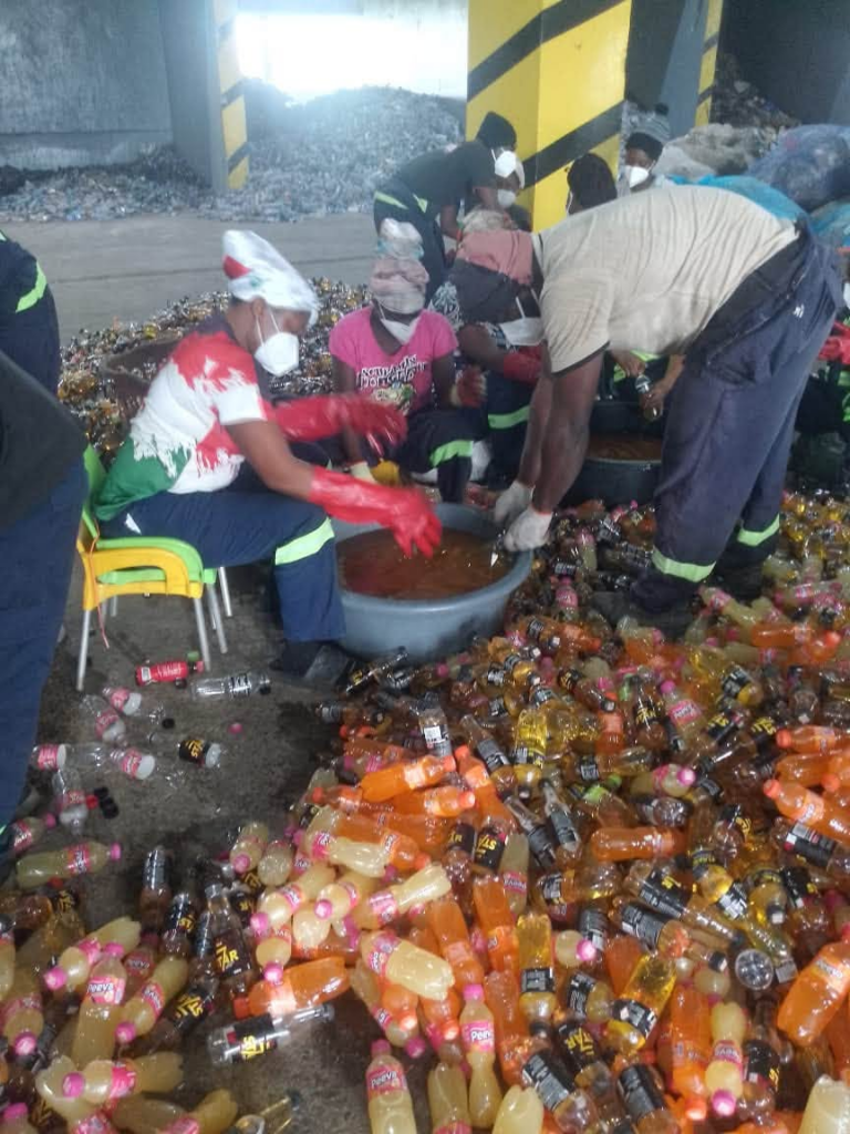 Ho Assembly destroys expired food products seized from warehouses