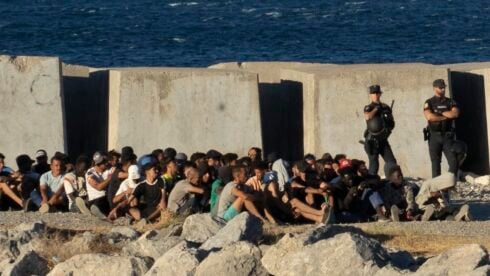 Snapshots of Ceuta still counting the cost of 72,000 people arriving from Morocco