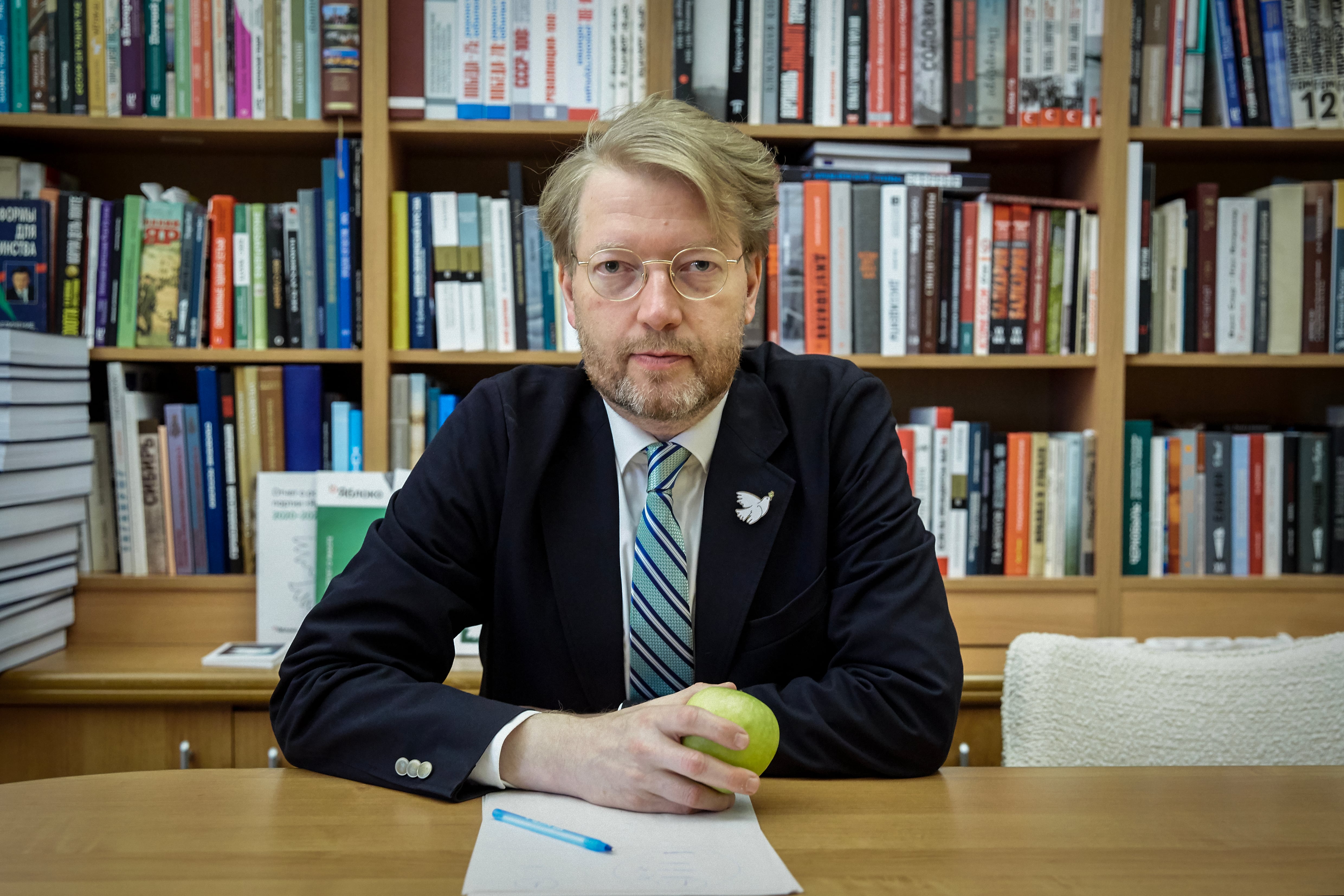 Nikolay Rybakov, leader of Yabloko: ‘We have shown the world how many people in Russia want peace’