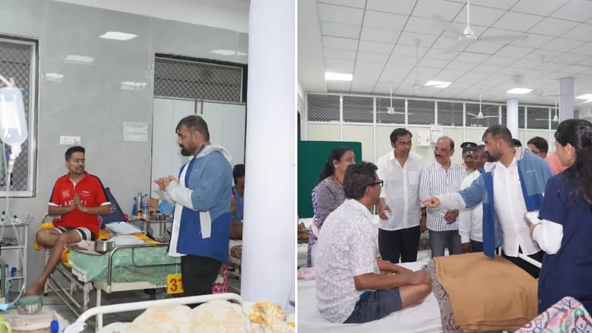 Sachin Ahir Reviews Healthcare Facilities At R A Podar Ayurvedic Hospital In Worli