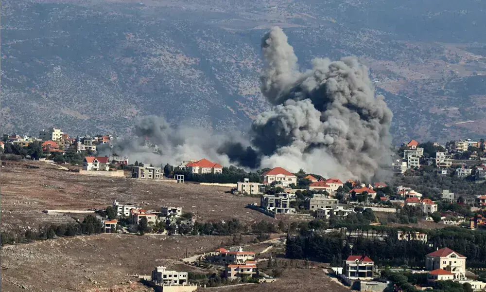 Israeli military says it strikes southern Lebanon after Hezbollah launched drones