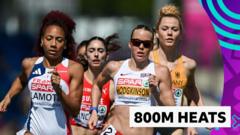 Hodgkinson cruises into 800m semi-finals