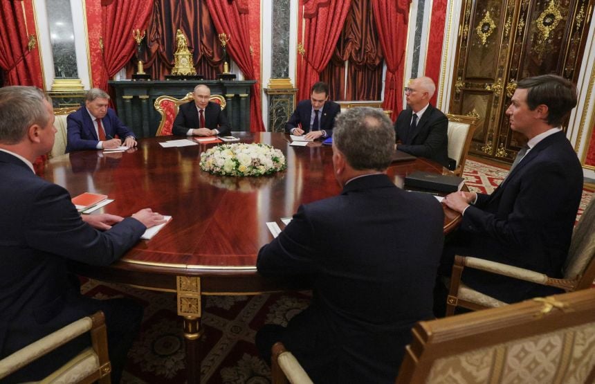 Putin holds three-hour talks with Trump envoys on Ukraine war