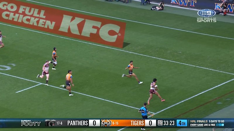 To'o touches down against Tigers
