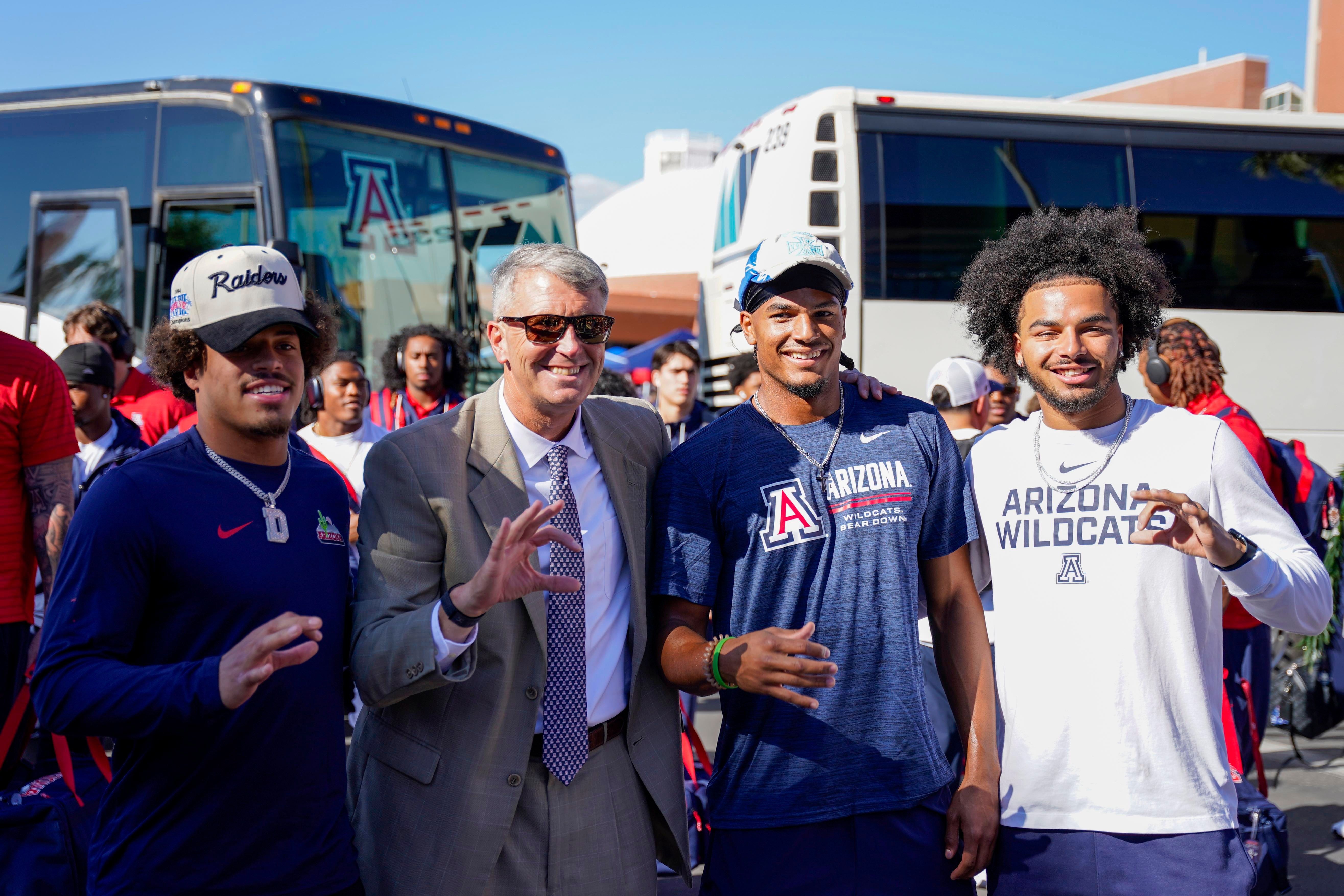 What Brent Brennan, Quinn Olson and Kedrick Reescano said after Arizona’s season-opening win over NAU