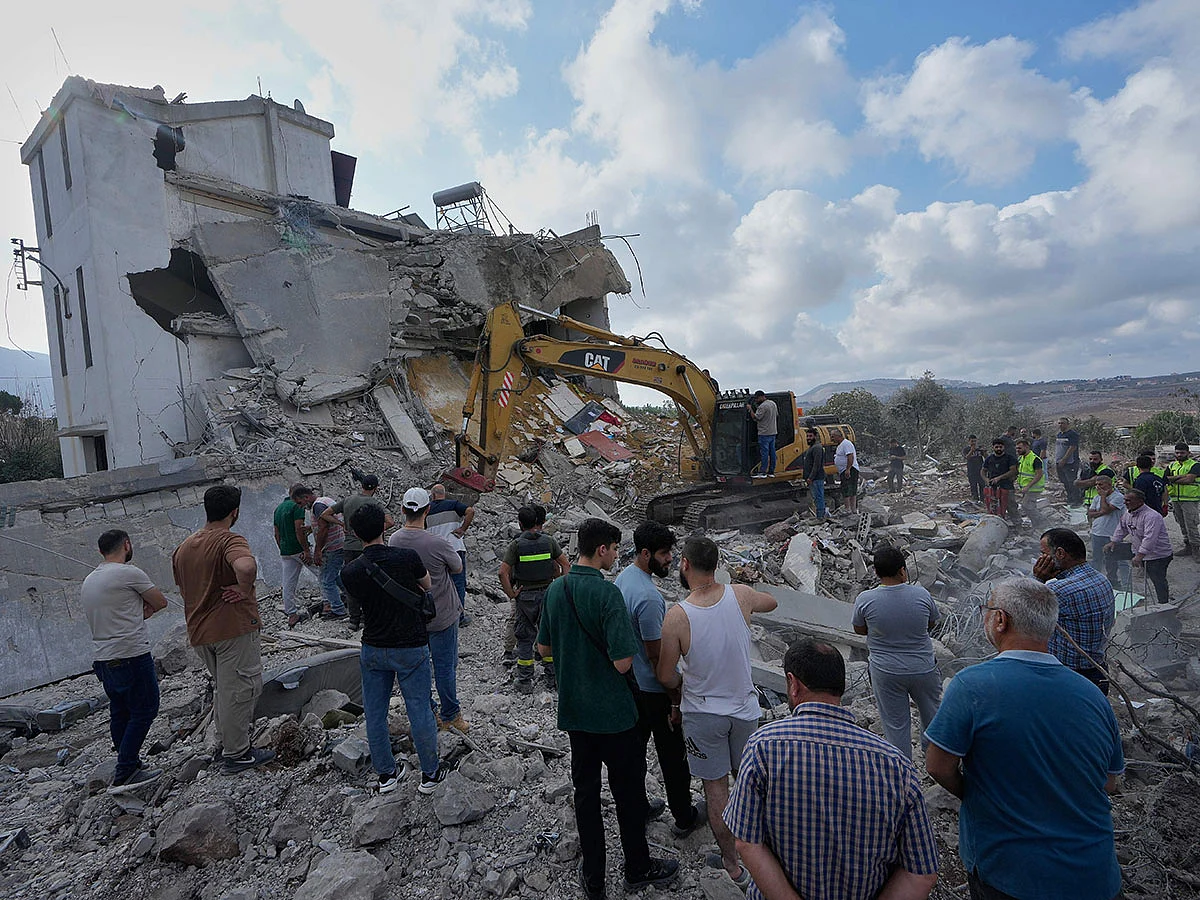 Lebanon says 4 dead in strikes that Israel calls response to Hezbollah drones