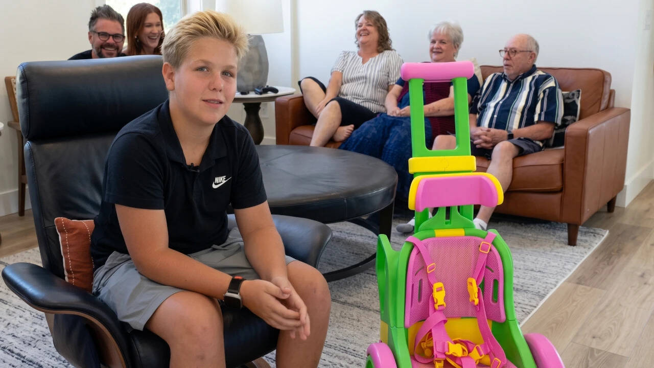 Utah boy, 13, spends 300 hours 3D-printing wheelchair for toddler