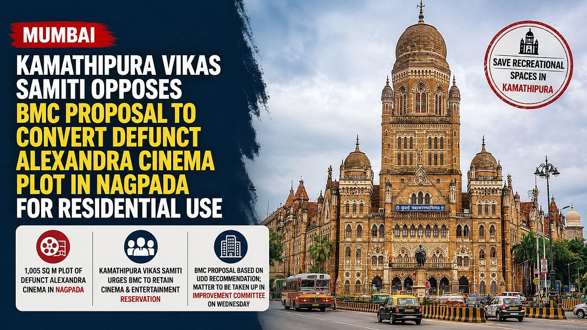 Mumbai: Kamathipura Vikas Samiti Opposes BMC Proposal To Convert Defunct Alexandra Cinema Plot In Nagpada For Residential Use