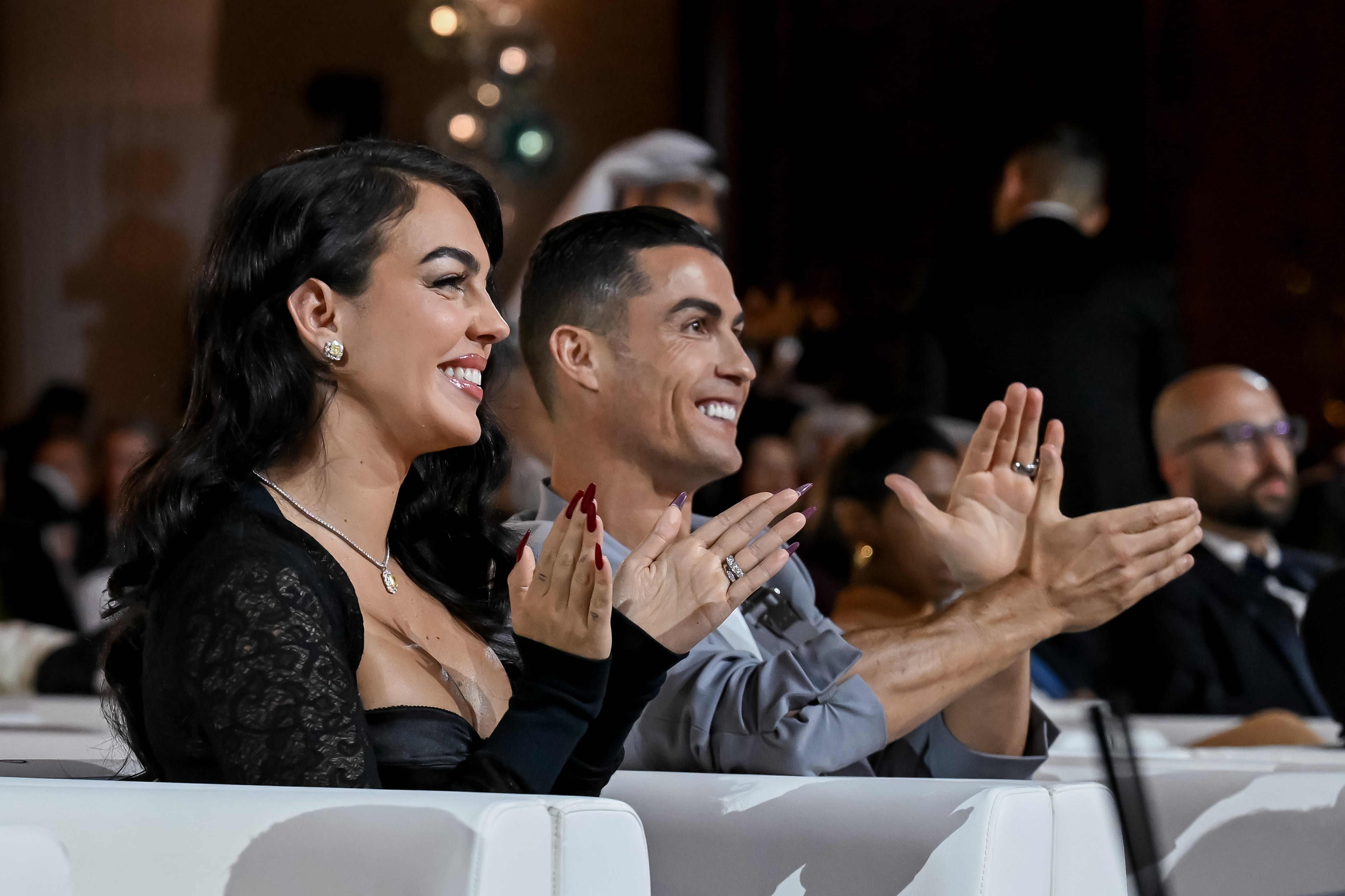 Cristiano Ronaldo and Georgina get married in an intimate ceremony accompanied by their five children