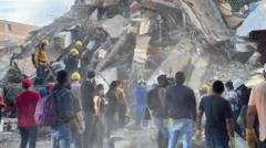 Rescuers scramble for survivors with 180 dead in Colombia earthquake