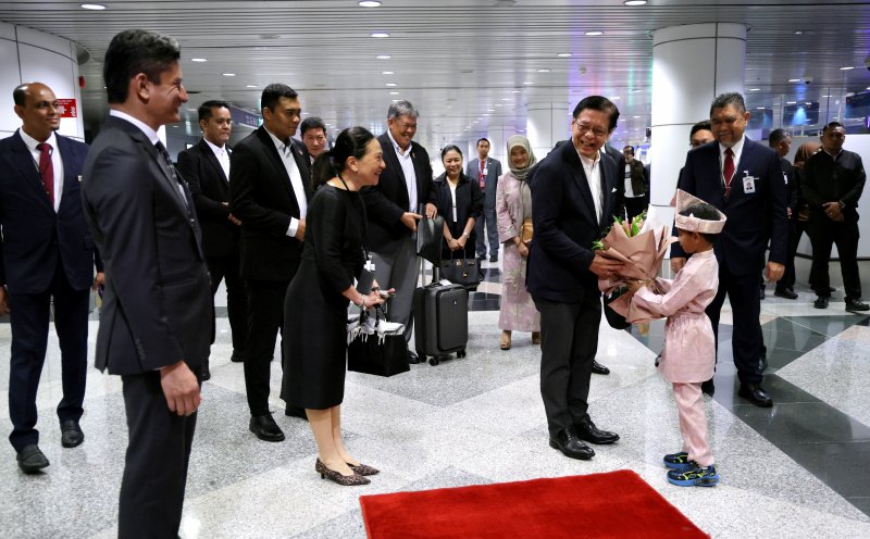 Thailand's foreign minister arrives for 2-day Malaysia visit