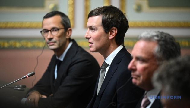 Kushner in Kyiv: Trump wants to see end to deaths and focus on investing in Ukraine's business opportunities