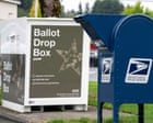 Trump again asks supreme court to restrict mail-in voting as midterms loom