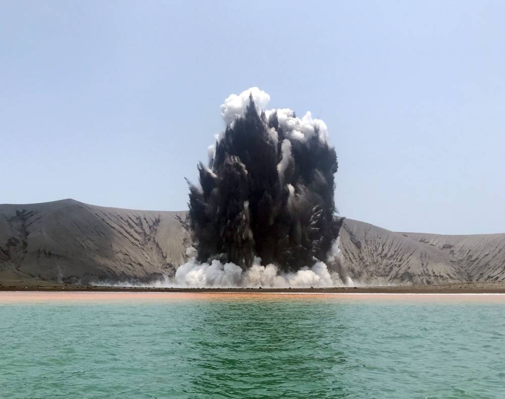 Indonesia’s Anak Krakatau volcano erupts, disrupts flights