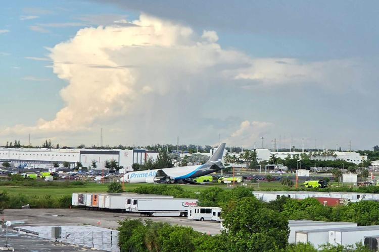 At least 5 dead after Amazon cargo plane barreled off runway at Miami airport
