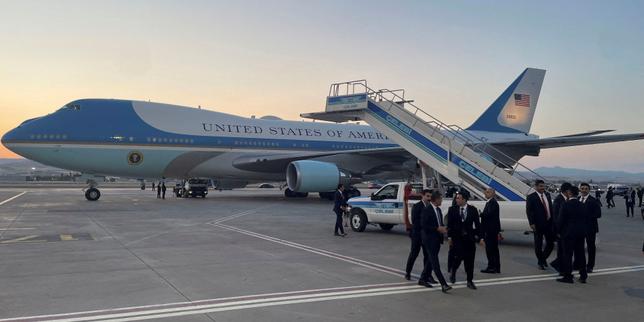 Trump's reported secret plane swap triggers questions and confusion