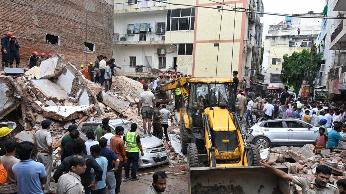 At least five dead as PG accommodation building collapses in Delhi