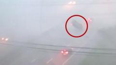 Watch: Severe storms overturn vehicle and trigger flooding in Ohio