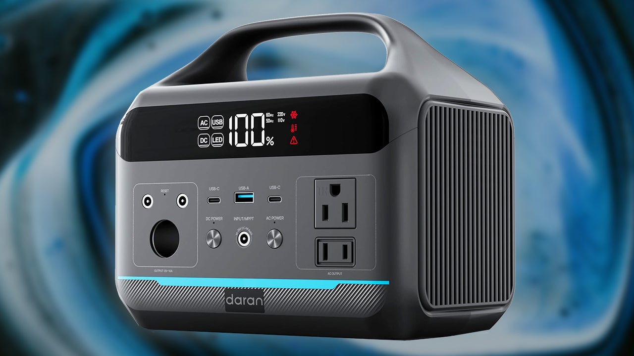Daran's Affordable 288Wh 600W LiFePO4 Power Station Will Keep Your Electronics Topped Up for Days