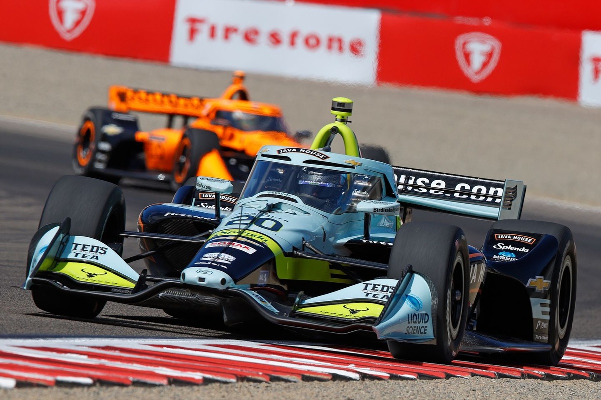 Alexander Rossi ends “terrible year” with Laguna Seca IndyCar podium