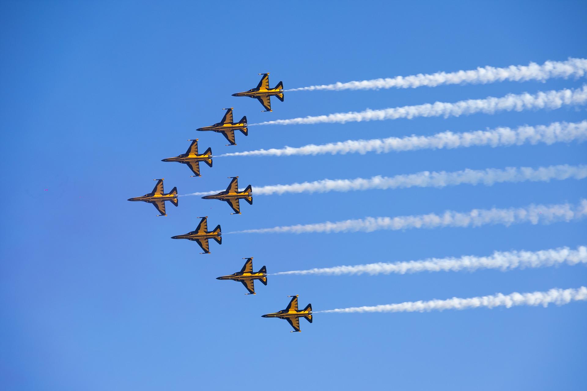 Air Force's aerobatic team to stage air show next month