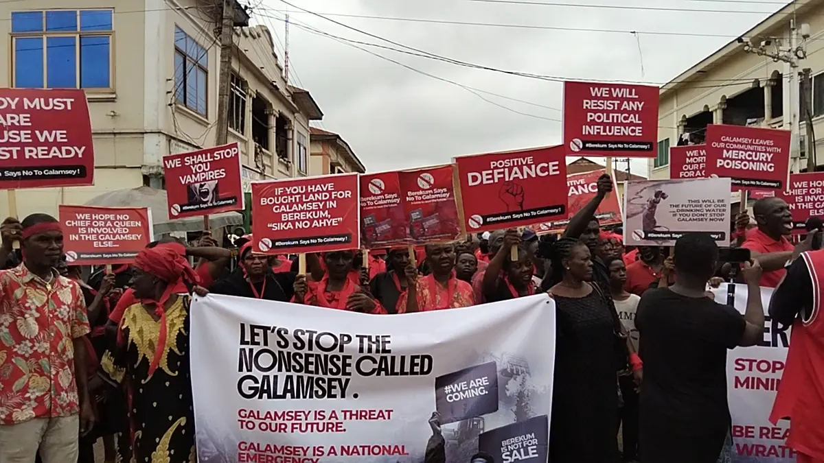 End galamsey now - Berekum Environmental Protection and Anti-Galamsey Coalition tells Government