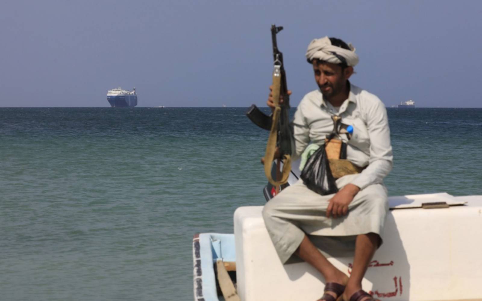 Yemen’s coastguard says 6 killed in Houthi strike on ship in Red Sea