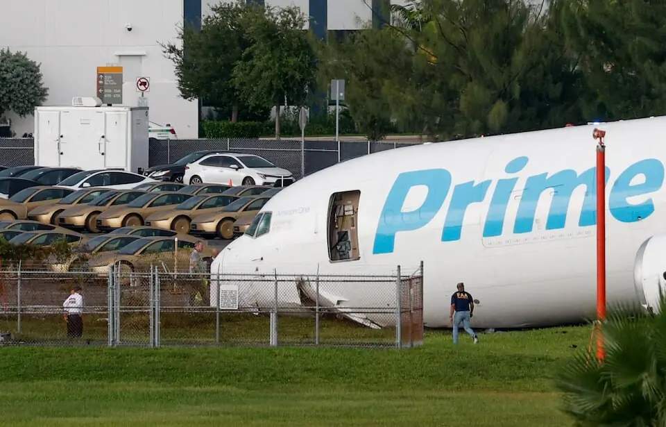 At least 5 killed in Amazon Prime Air cargo plane crash in Miami
