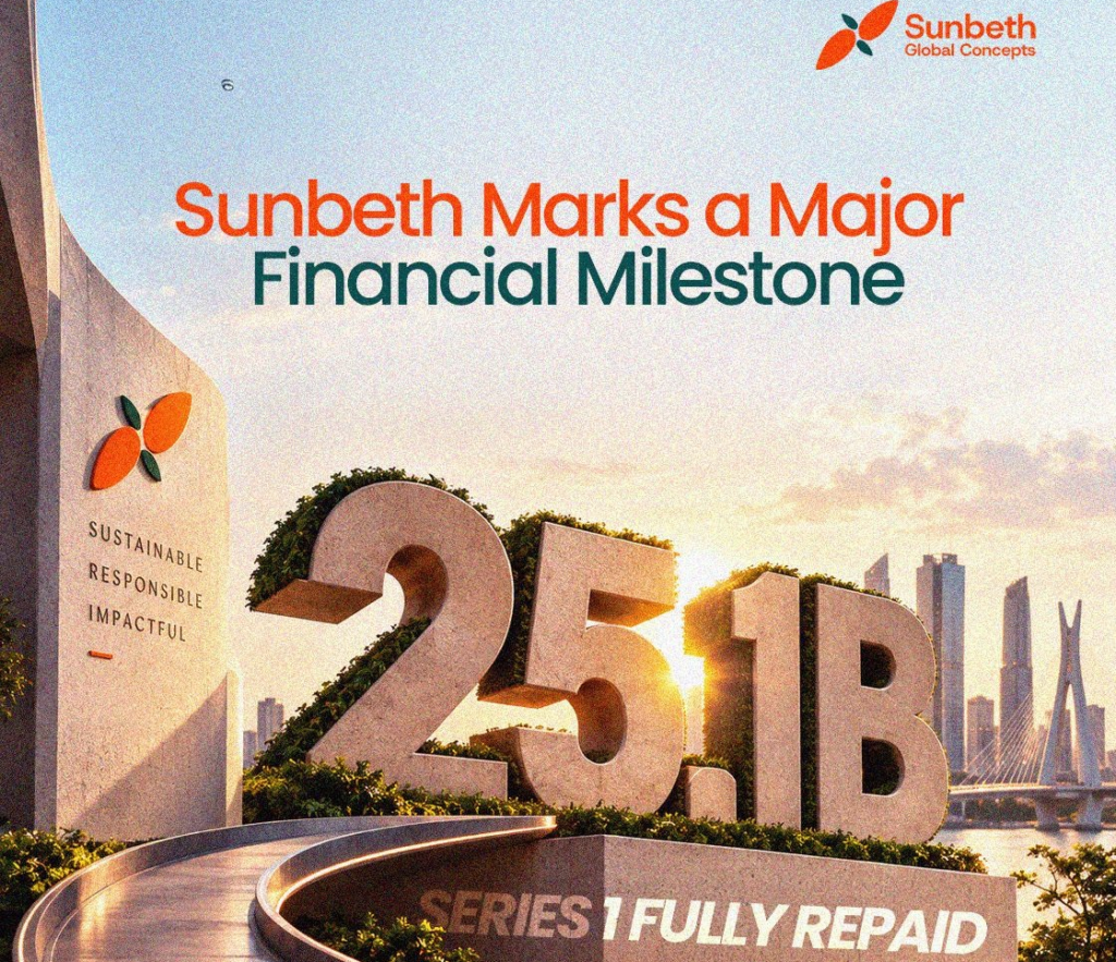 Sunbeth Global Concepts redeems ₦25.1bn CP, demonstrating strong liquidity, investor confidence