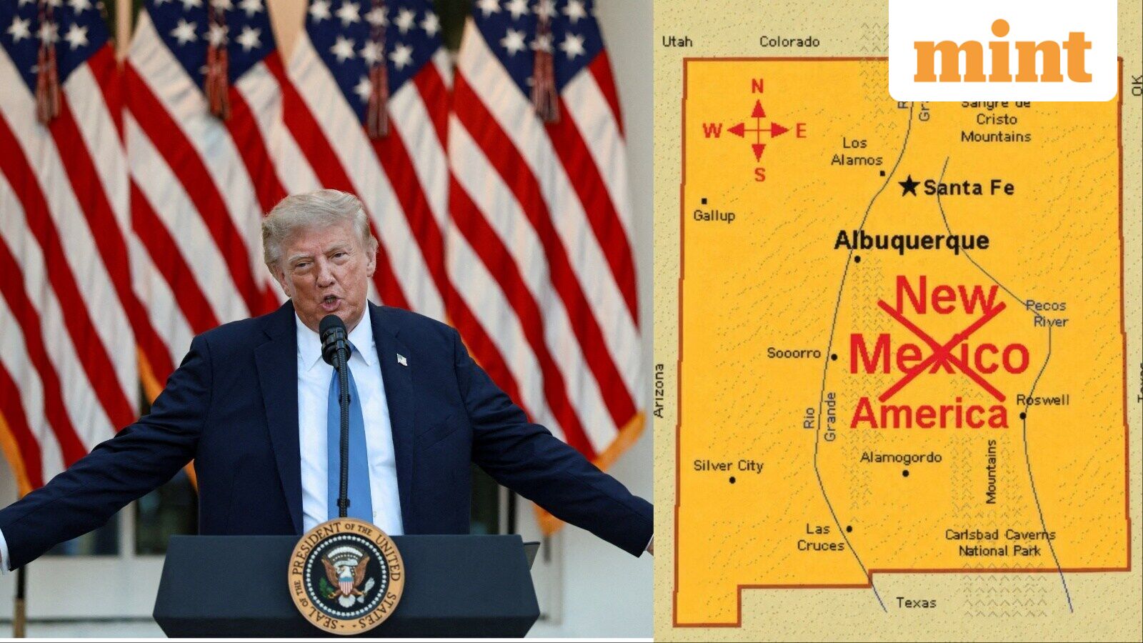 Trump wants to rename New Mexico ‘New America’. Here are other places he has targeted in his second term as US president